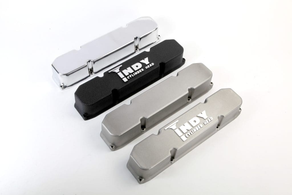 Wedge Indy Logo Valve Covers Indy Cylinder Head