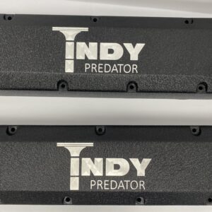 Predator Logo Black Powder Coat Valve Cover