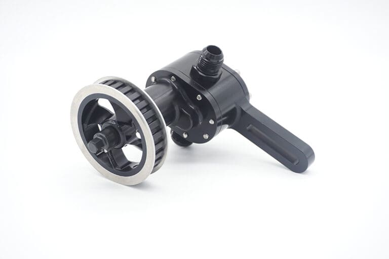 Fuel Pump APD 12 gpm Drivers Side Belt Drive for Blow Through Billet